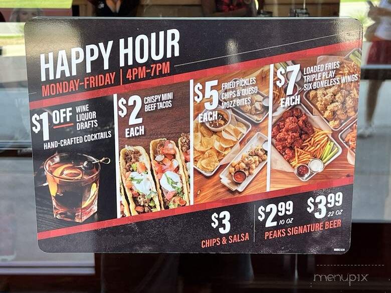 Twin Peaks - Fort Mill, SC menu_pic