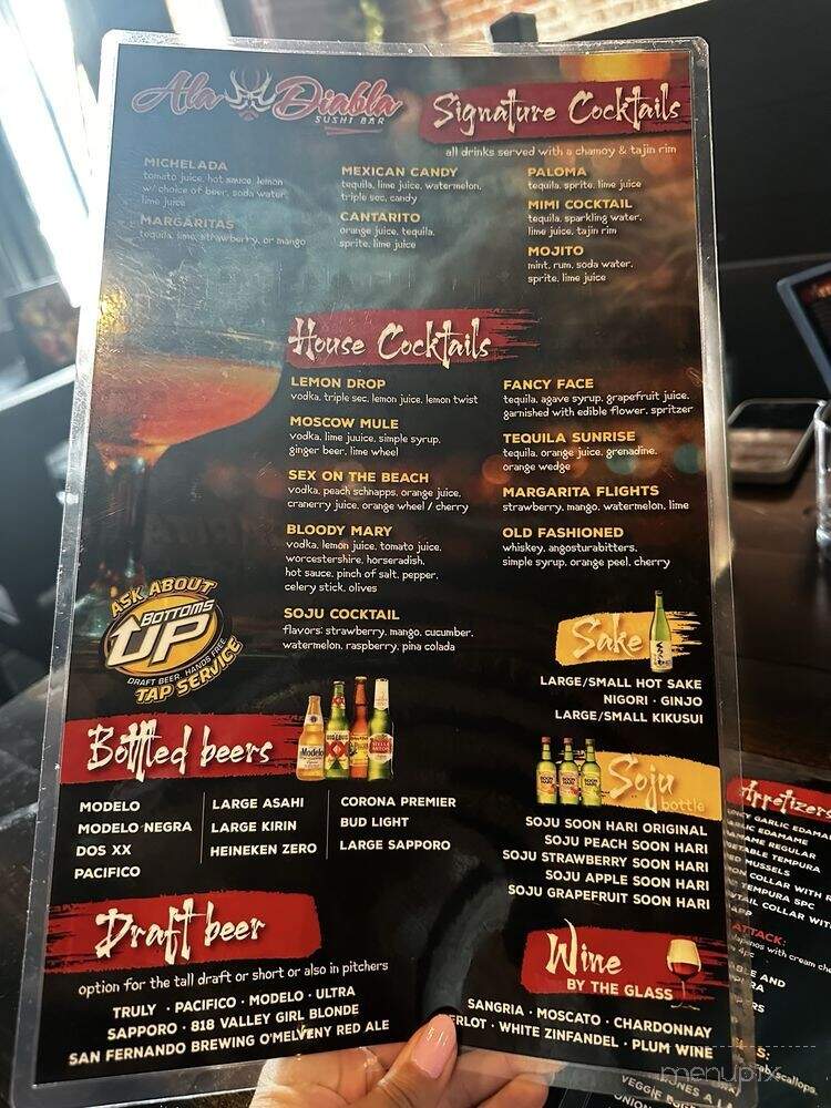 A La Diabla Sushi - San Fernando, CA menu_pic