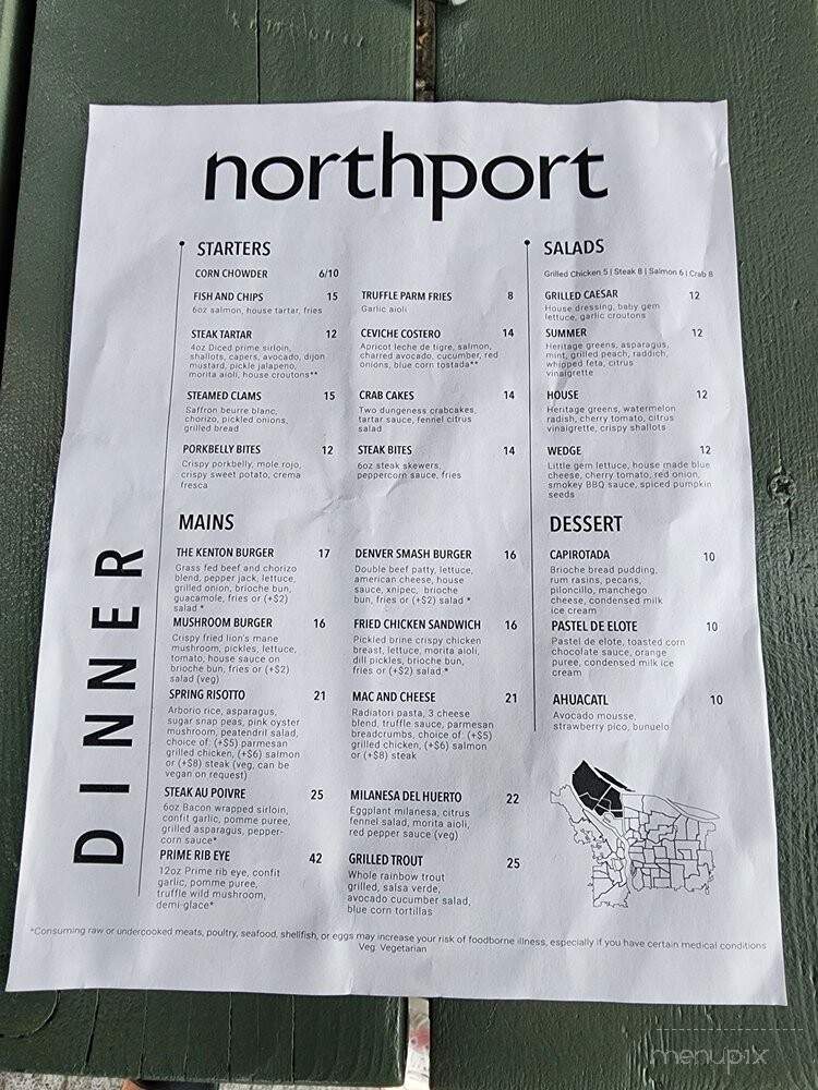 Northport - Portland, OR menu_pic