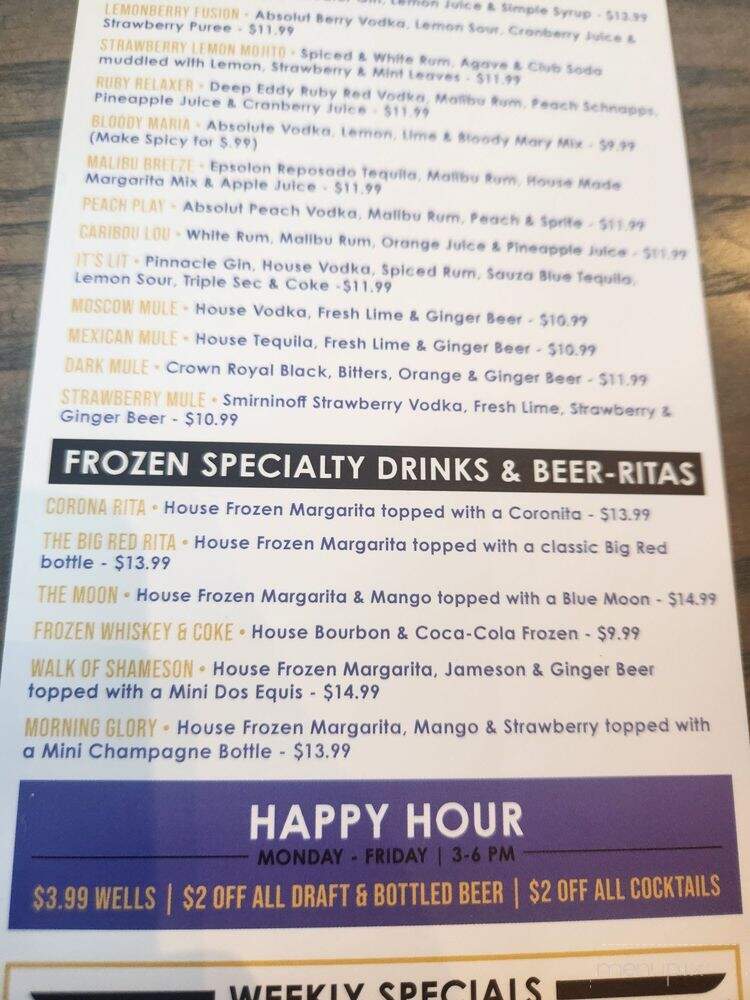 Big Fellas Ice House - Mansfield, TX menu_pic