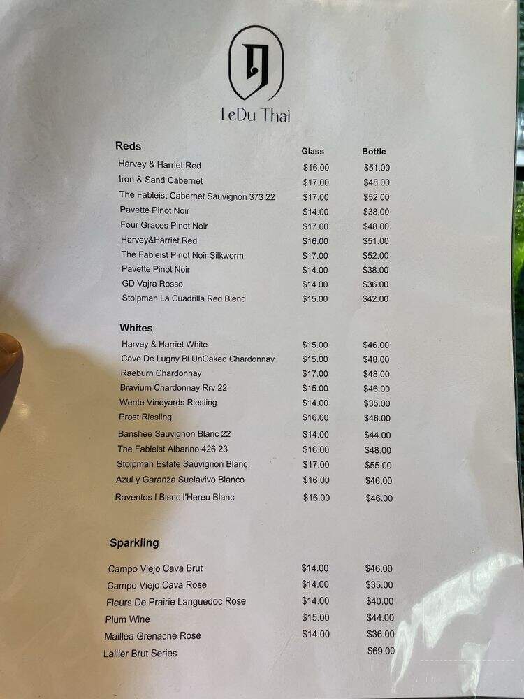 Ledu Thai - Phoenix, AZ menu_pic