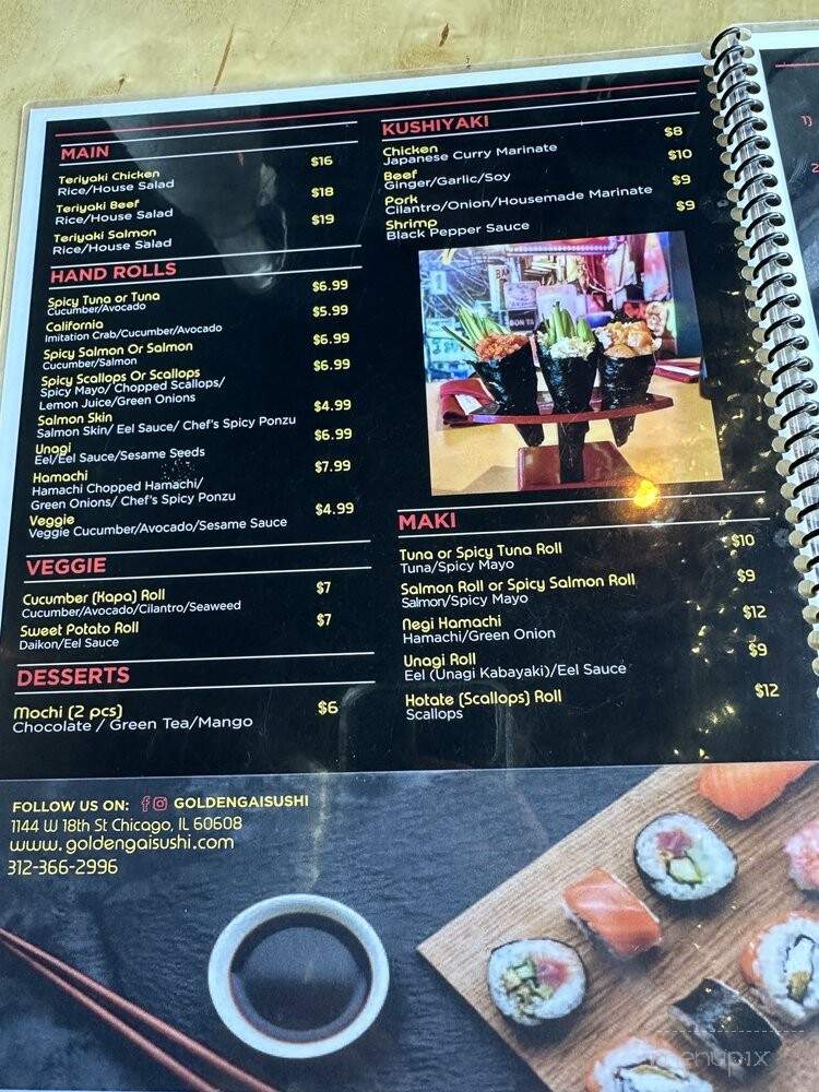 Golden Gai - Chicago, IL menu_pic