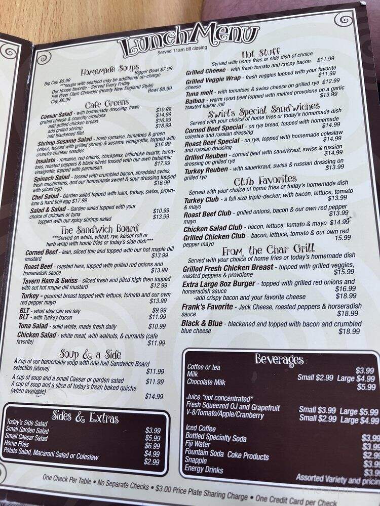 Sha Swirl Cafe & Bakery - Galloway, NJ menu_pic
