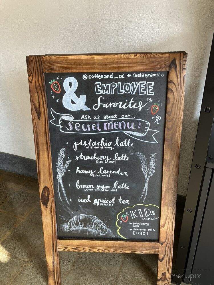 Coffee & - Buena Park, CA menu_pic