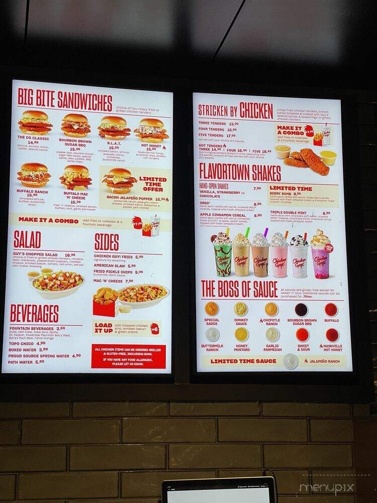 Chicken Guy! - Los Angeles, CA menu_pic