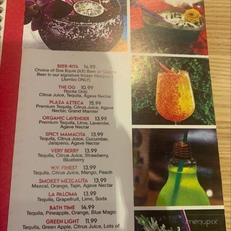 Plaza Azteca - Altoona, PA menu_pic