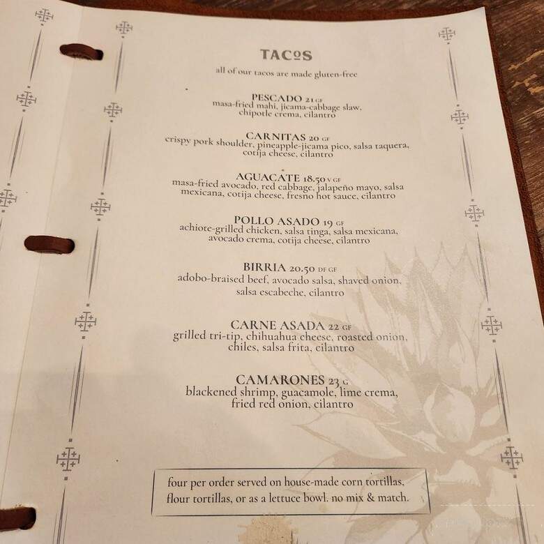 Jalisco Cantina - Carlsbad, CA menu_pic