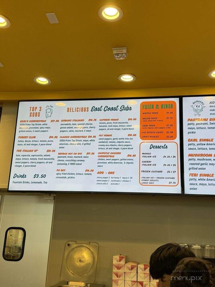 EARL Kapolei - Kapolei, HI menu_pic