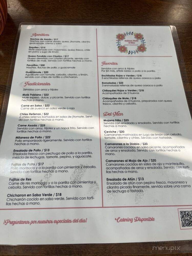 Salsas Moles & Mas Restaurant - Azusa, CA menu_pic
