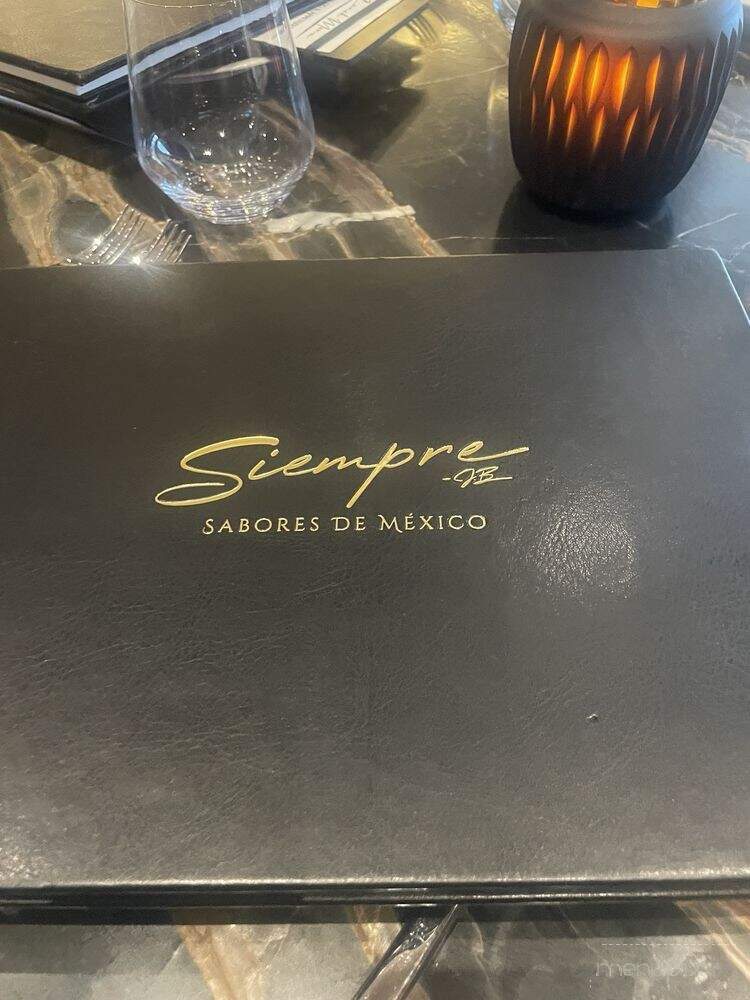 Siempre J.B. - Las Vegas, NV menu_pic