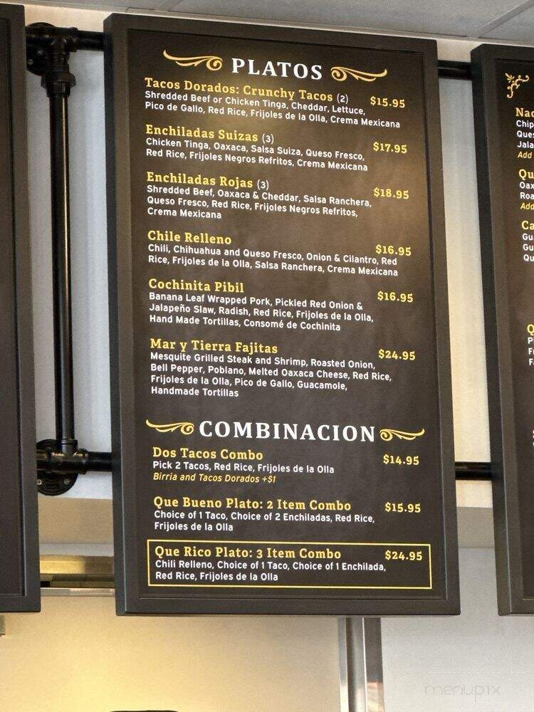 Que Vida Tacos - Yorba Linda, CA menu_pic