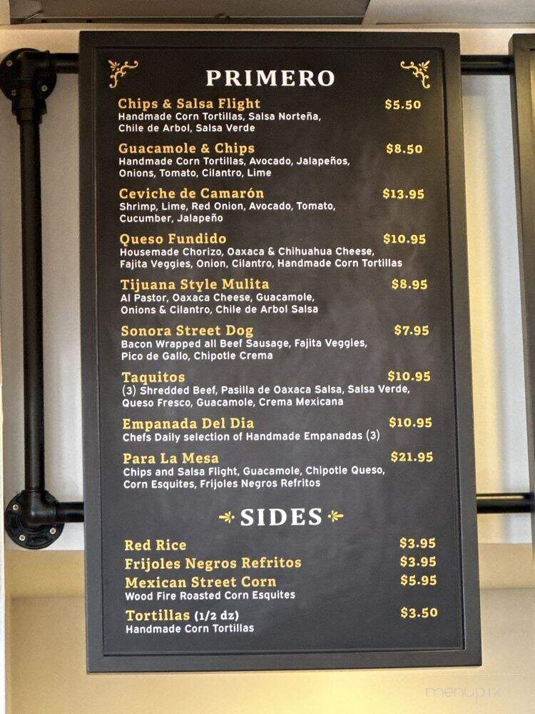 Que Vida Tacos - Yorba Linda, CA menu_pic