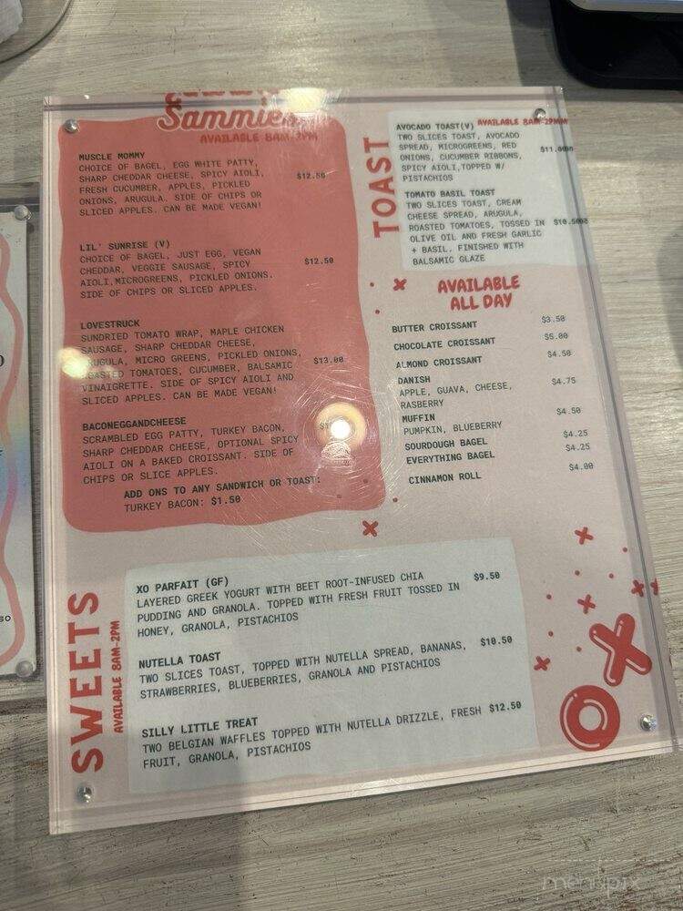 XO Coffee Shop - Kissimmee, FL menu_pic