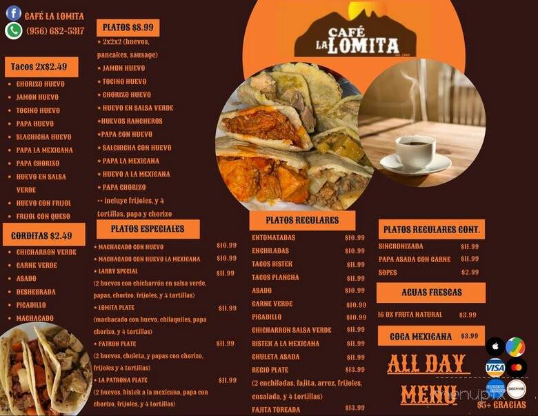 La Lomita - McAllen, TX menu_pic