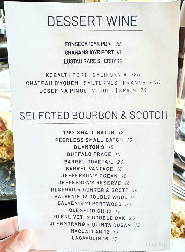TPC Potomac at Avenel Farm - Potomac, MD menu_pic