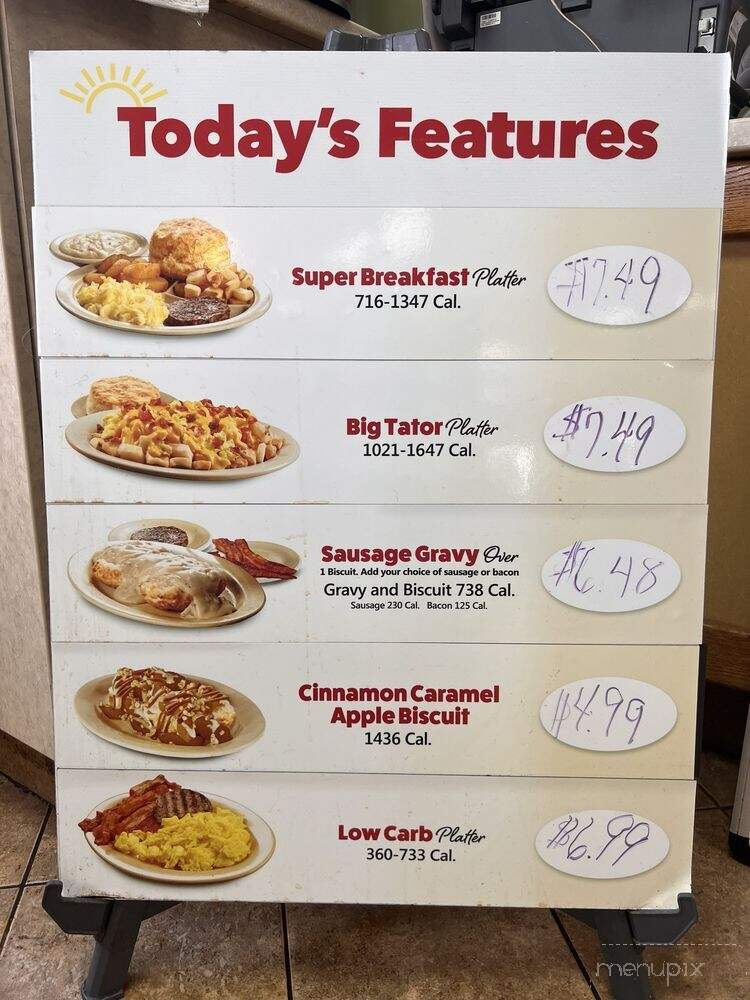 Tudor's Biscuit World 46 - Lewisburg, WV menu_pic