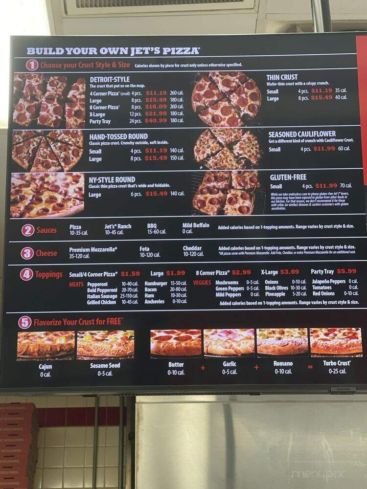 Jet's Pizza - Jacksonville, FL menu_pic