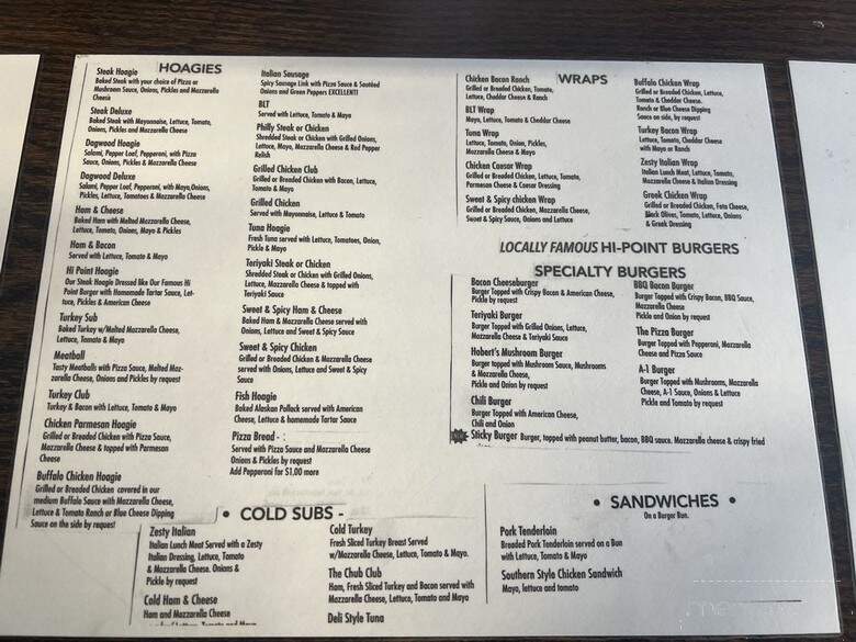Chubby's Pizza Of Morrow - Morrow, OH menu_pic