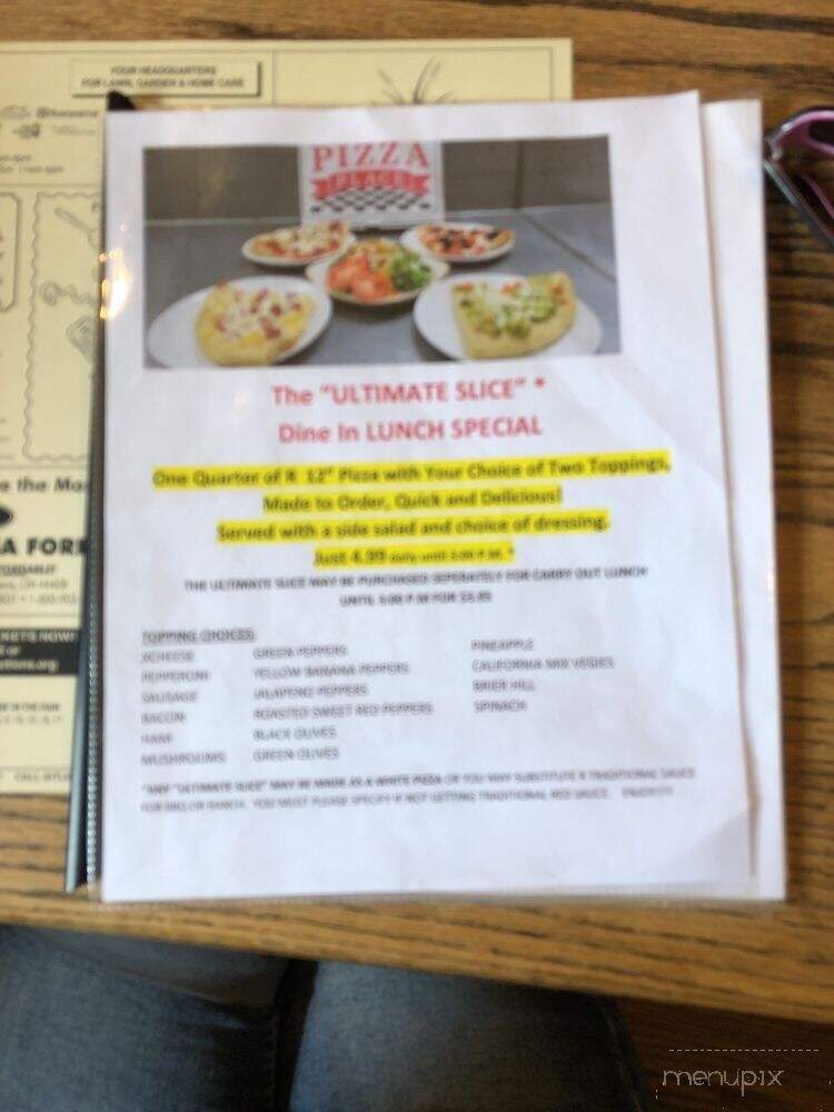 R Pizza Place - Columbiana, OH menu_pic