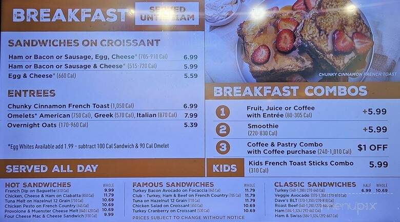 Kneaders Bakery and Cafe - Lehi, UT menu_pic