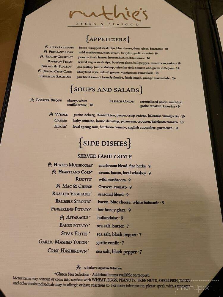 Robert's Buffet - Larchwood, IA menu_pic
