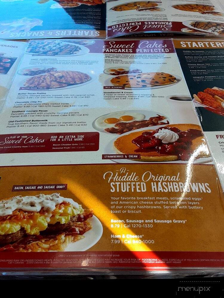 The Huddle House - York, SC menu_pic