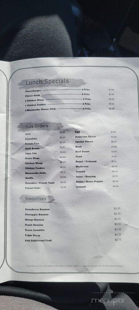 Main Street Cafe - Norristown, PA menu_pic
