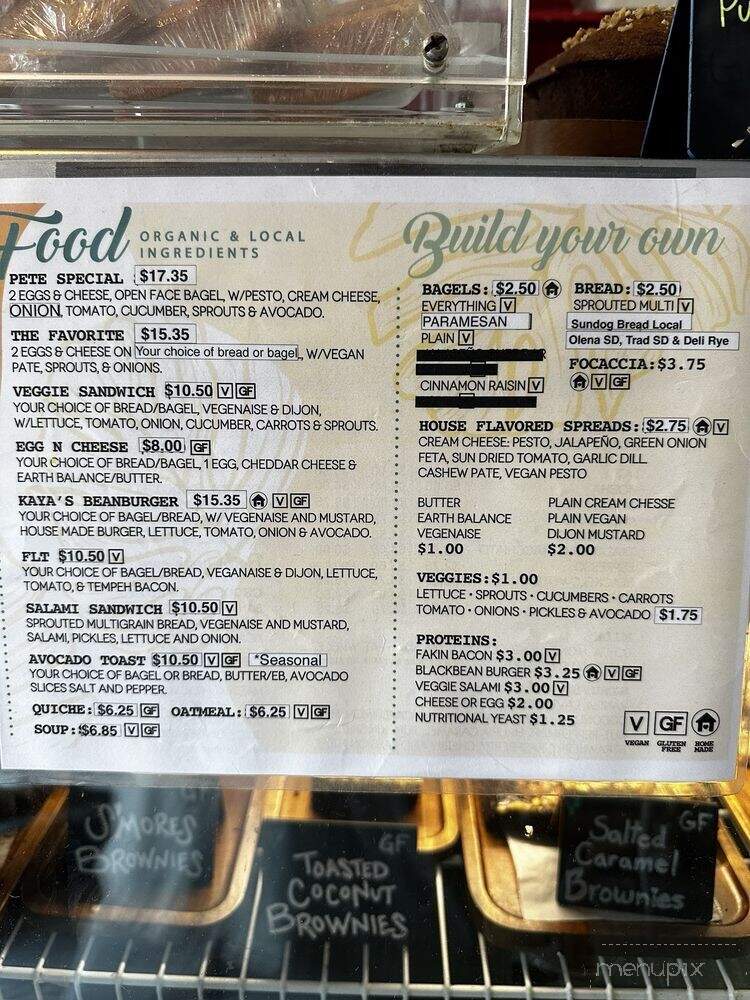 Kaya's Store - Holualoa, HI menu_pic