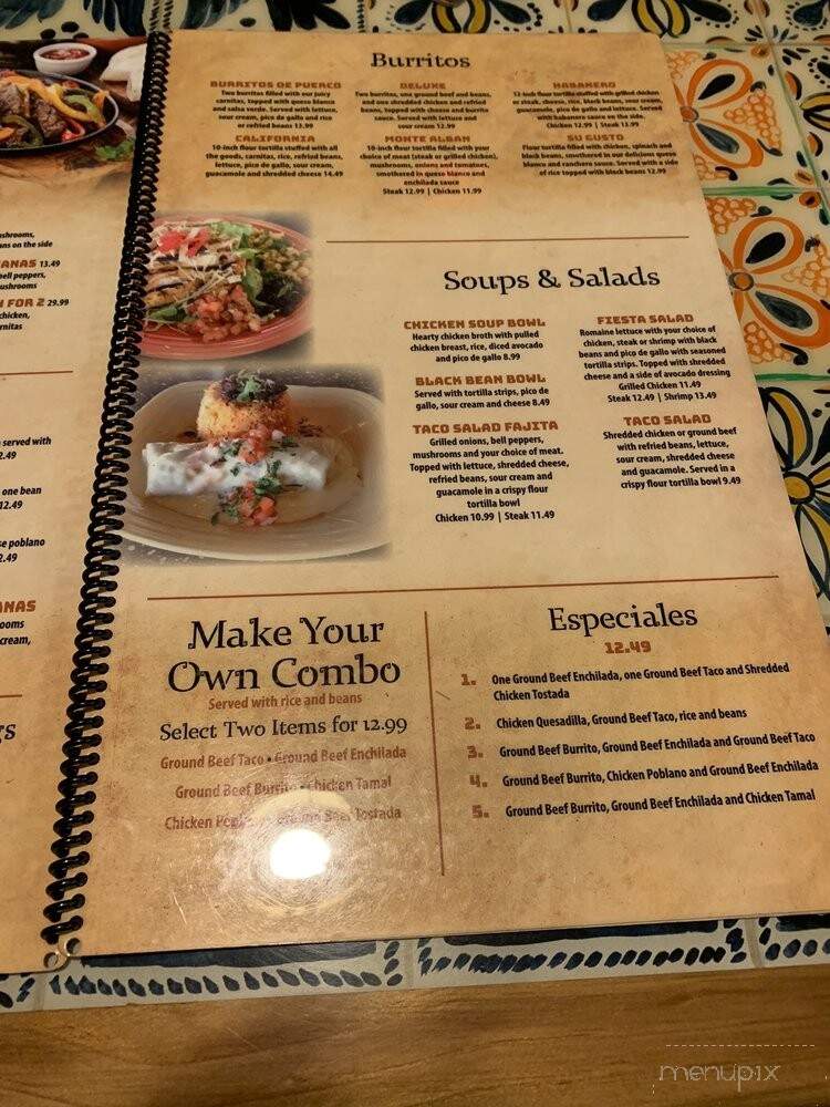 Monte Alban Mexican Grill - Penfield, NY menu_pic