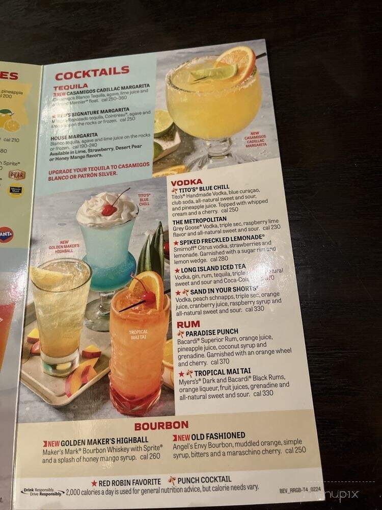 Red Robin - Gurnee, IL menu_pic
