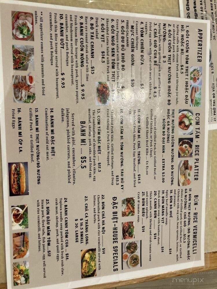 Da Lan Vietnamese Cuisine - Orlando, FL menu_pic