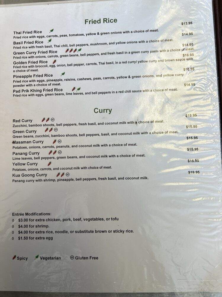 IM Thai Cuisine #2 - Buda, TX menu_pic