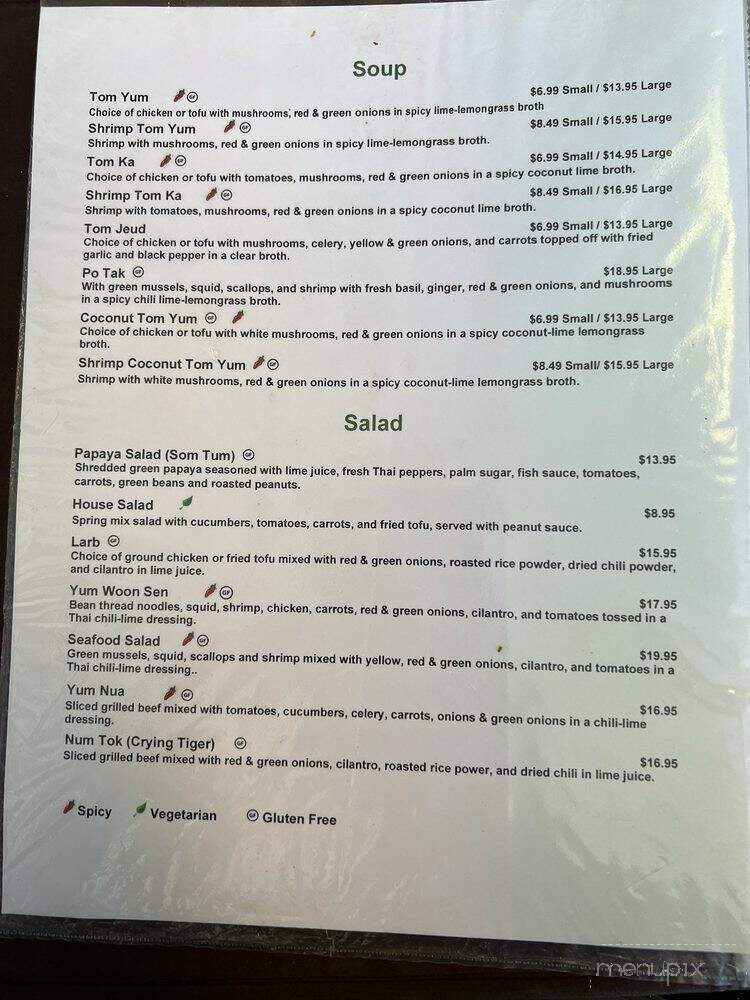 IM Thai Cuisine #2 - Buda, TX menu_pic