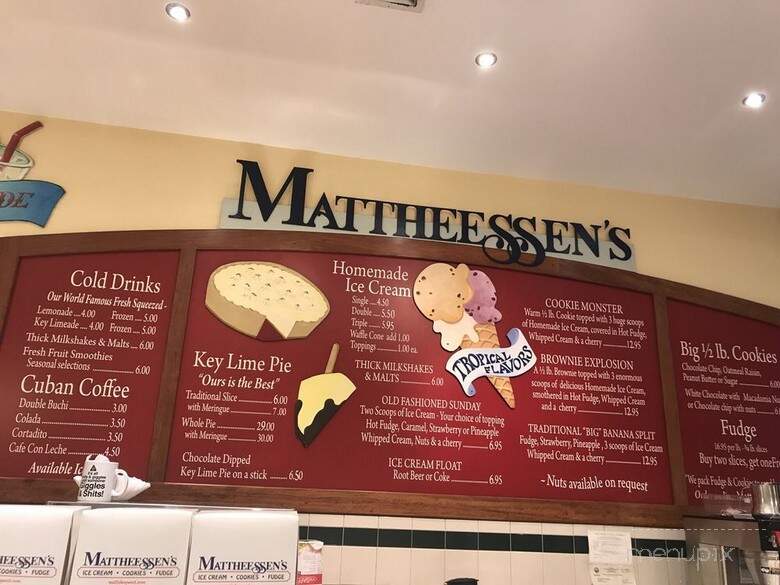 Mattheessen's - Key West, FL menu_pic