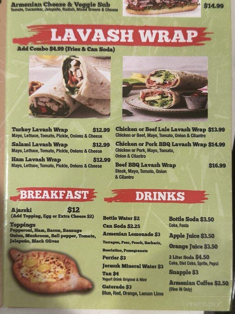 Sherman Way Grill & Pizza - North Hollywood, CA menu_pic