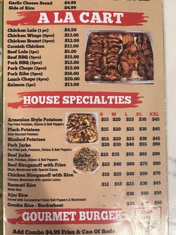 Sherman Way Grill & Pizza - North Hollywood, CA menu_pic