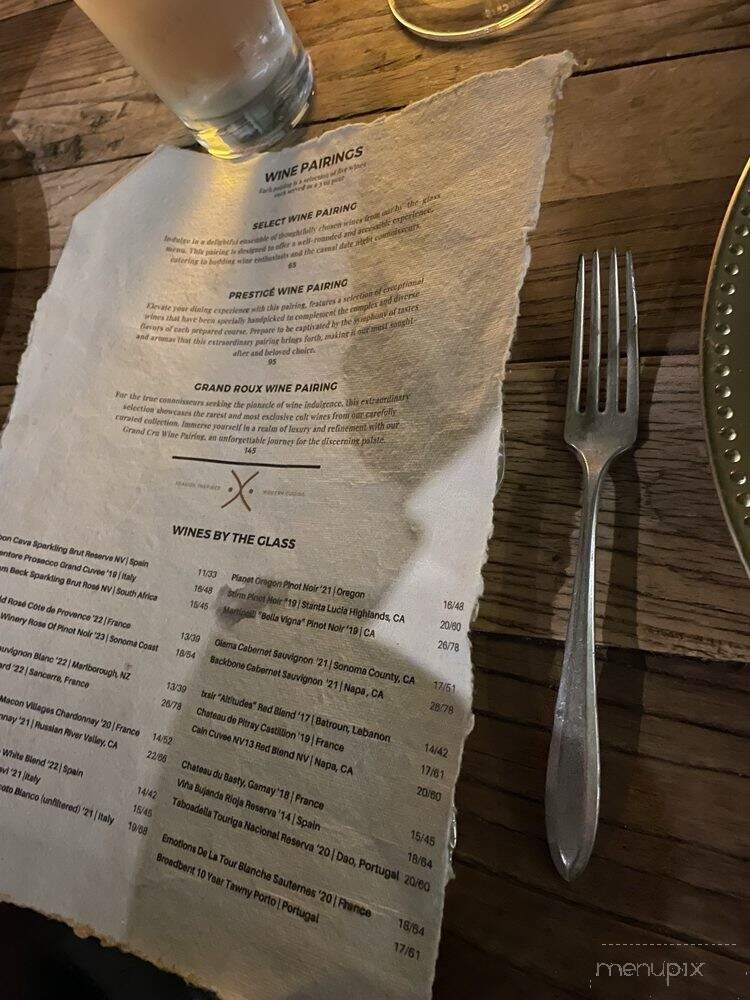 Roux 30a - Santa Rosa Beach, FL menu_pic