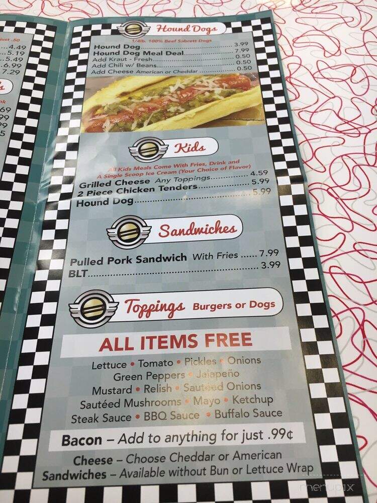 Classic Burgers - West Springfield, MA menu_pic