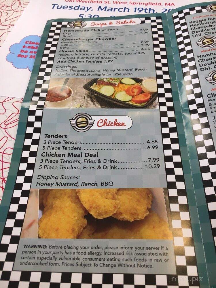 Classic Burgers - West Springfield, MA menu_pic