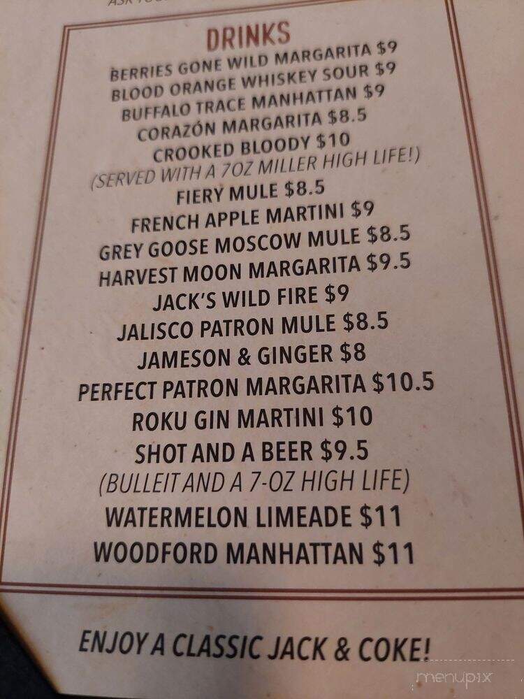 Crooked Pint Ale House - Apple Valley, MN menu_pic