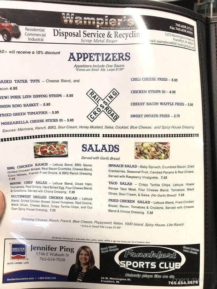 Downtown Diner - Frankfort, IN menu_pic