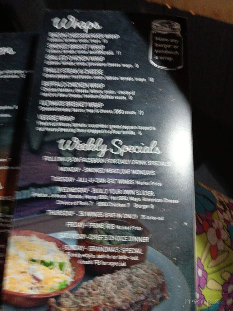 Mason Jar Tavern & Grill - Morgantown, WV menu_pic