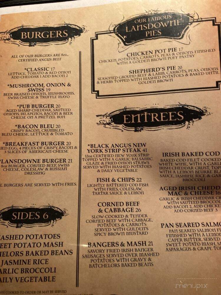 Longhouse At Mohegan Sun Casino - Uncasville, CT menu_pic