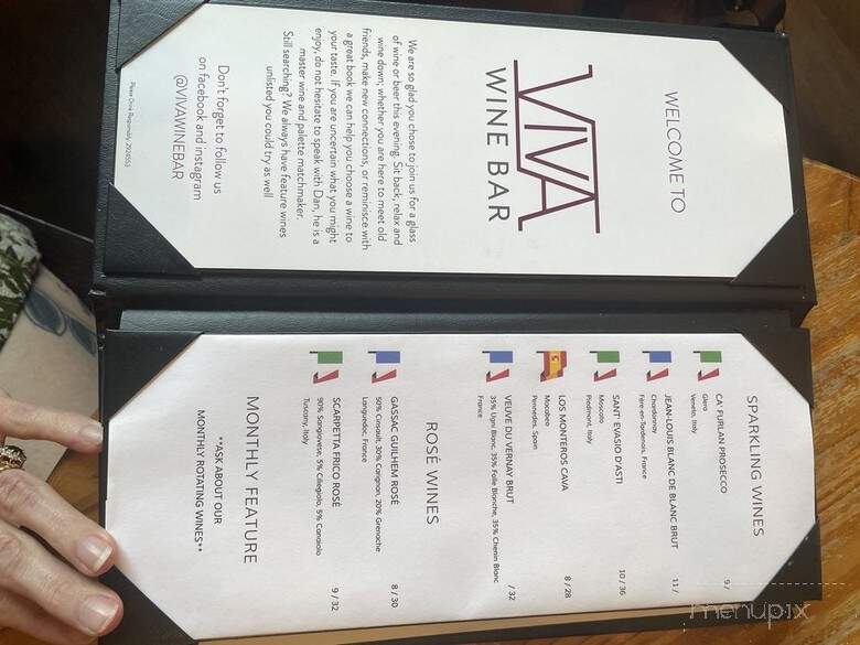 Viva! Il Vino - Anderson, SC menu_pic