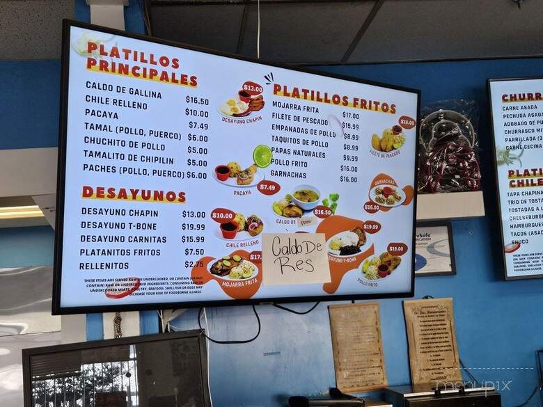 La Guatemalteca - Aurora, CO menu_pic