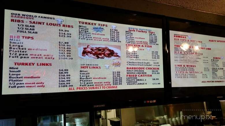 Kenny's Ribs and Chicken - Calumet Park, IL menu_pic