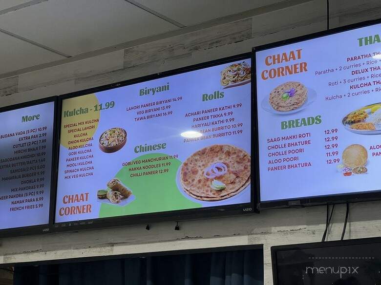 Chaat N Roll - Redmond, WA menu_pic