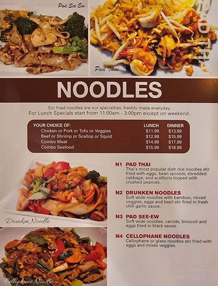 Thai Stellar - Pearland, TX menu_pic