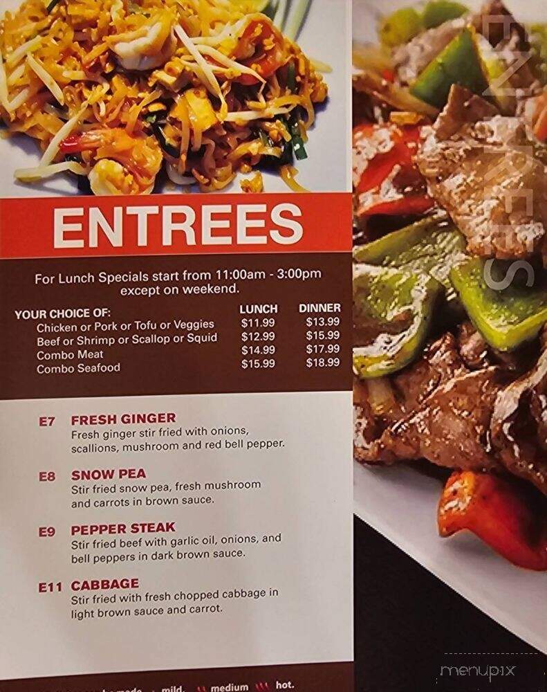 Thai Stellar - Pearland, TX menu_pic