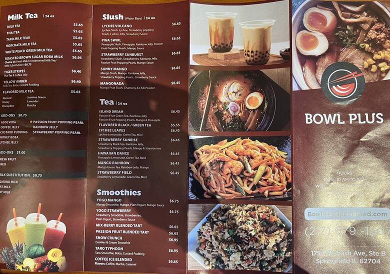 Bowl Plus - Springfield, IL menu_pic